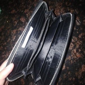 Maurices velvet black wallet